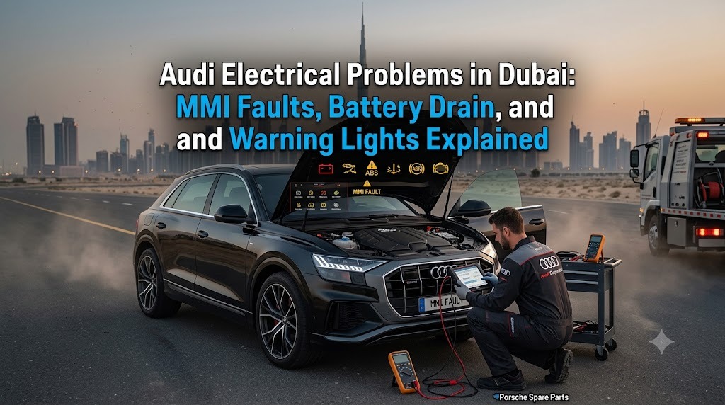 Audi Electrical Problems in Dubai: MMI Faults, Battery Drain, and Warning Lights Explained