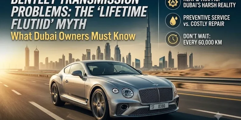Bentley Transmission Problems and the "Lifetime Fluid" Myth: What Dubai Owners Must Know