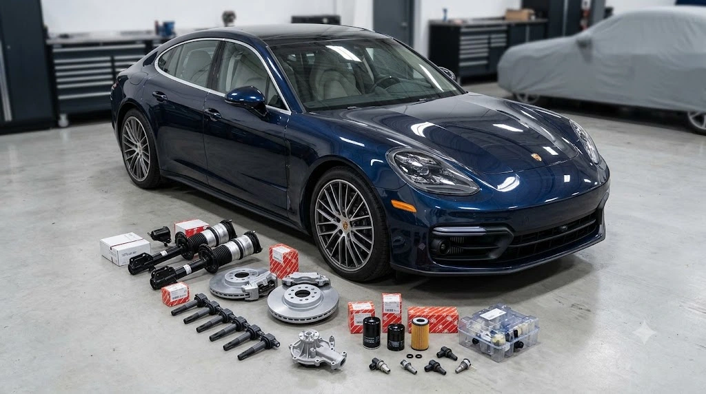 Porsche Panamera spare parts Dubai — genuine and OEM components for 970 and 971 models
