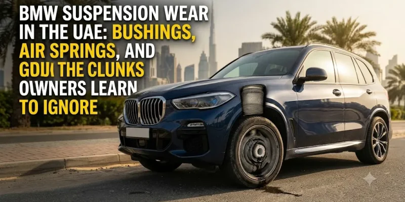 BMW Suspension Wear in the UAE: Bushings, Air Springs, and the Clunks Owners Learn to Ignore