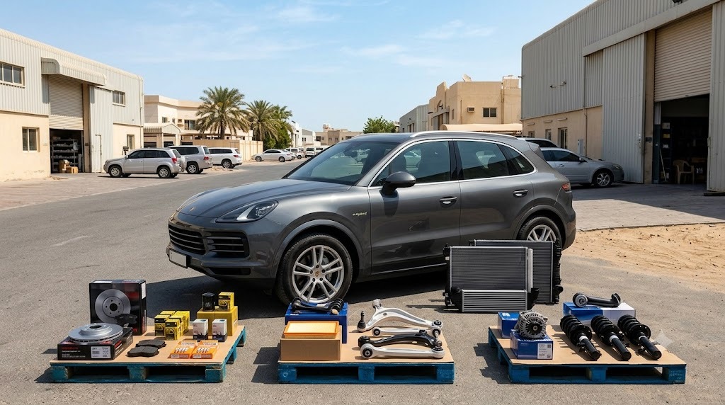 Porsche Cayenne parts Sharjah supplied with same-day UAE delivery